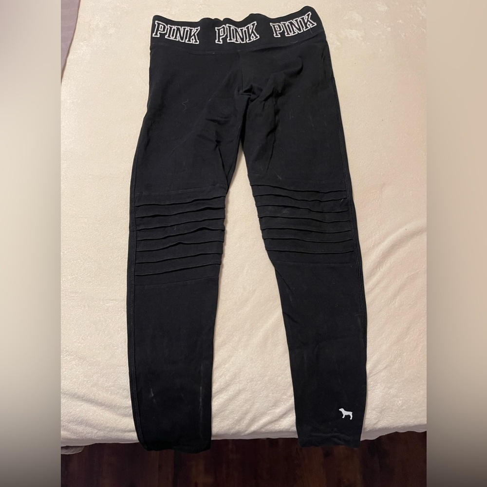 LOT OF 8! Black leggings. Sizes S and M